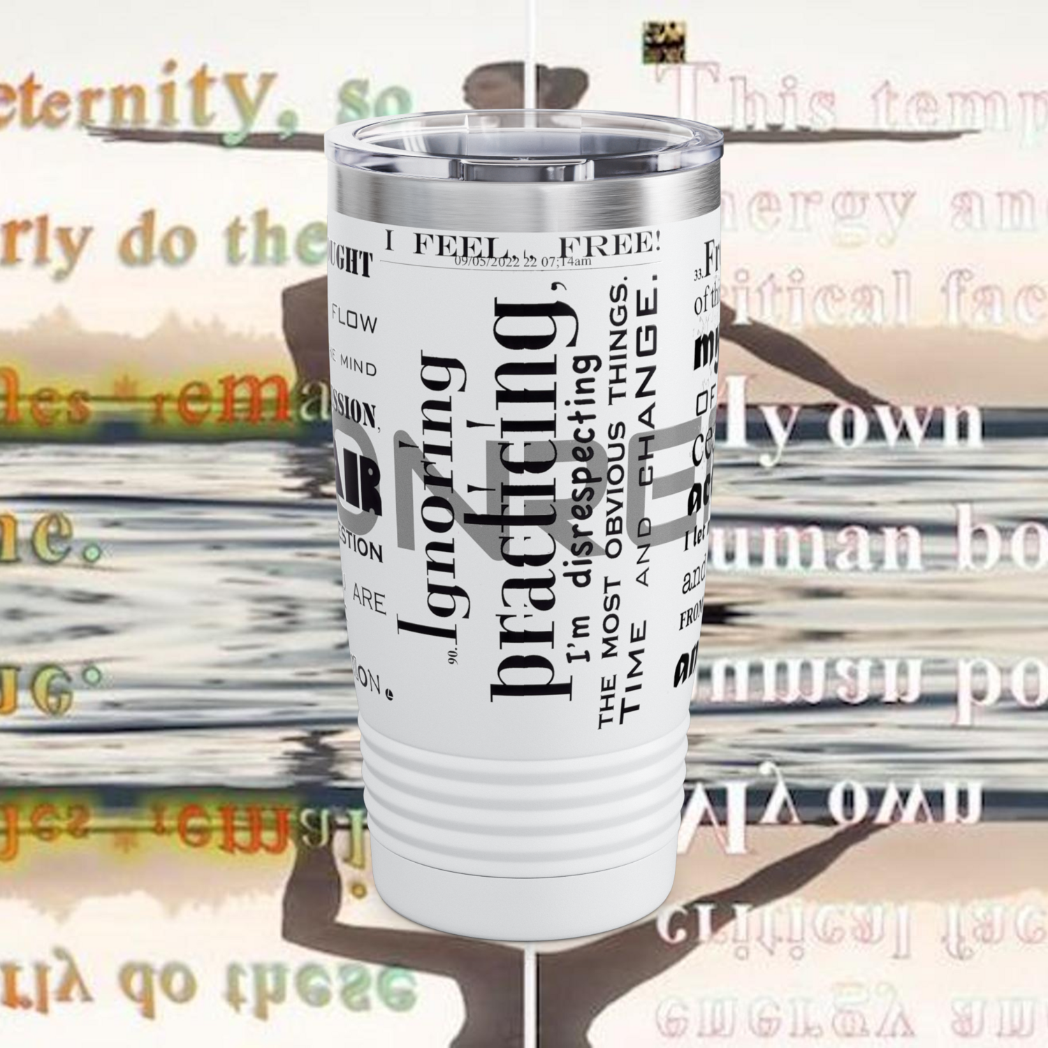 REFLECTION Stainless Steel Ringneck Tumbler 20oz ​SIX COLOR OPTIONS BY qUENTIN bENNETT