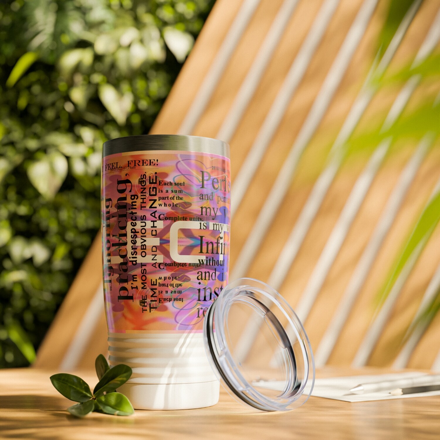 REFLECTION Stainless Steel Ringneck Tumbler 20oz ​SIX COLOR OPTIONS BY qUENTIN bENNETT