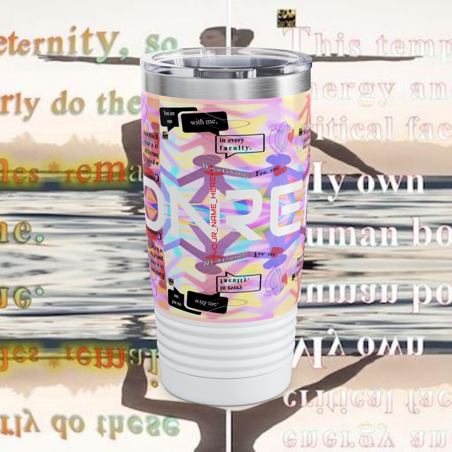 REFLECTION Stainless Steel Ringneck Tumbler 20oz ​SIX COLOR OPTIONS BY qUENTIN bENNETT