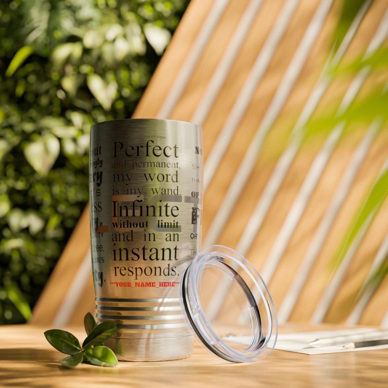 REFLECTION Stainless Steel Ringneck Tumbler 20oz ​SIX COLOR OPTIONS BY qUENTIN bENNETT