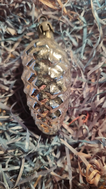 Dennenappel Zilver / Jr20,40 / 7cm