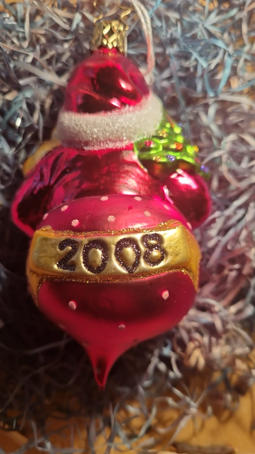 Kerstman met deuk / Jr08 / 13cm