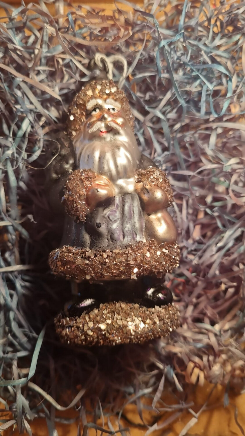Kerstman wit/zilver / Jr70 / 10,5cm