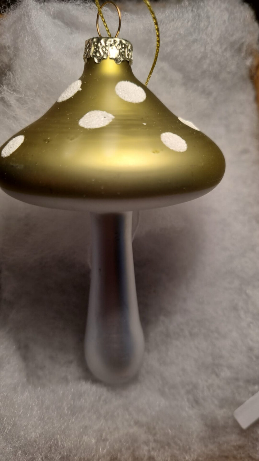 Paddestoel licht groen / 12cm