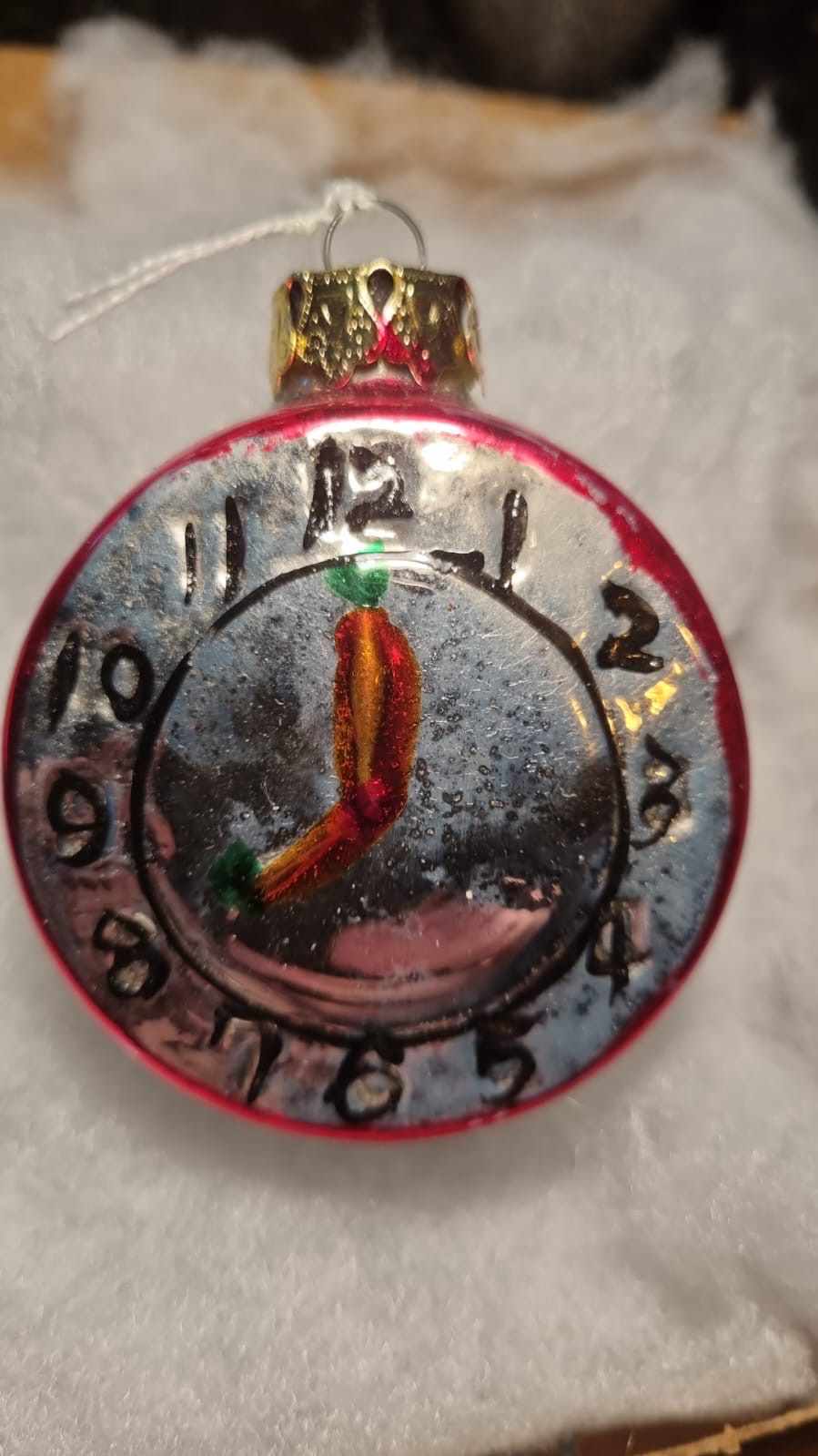 Klok Rood/Groen / 8,5cm