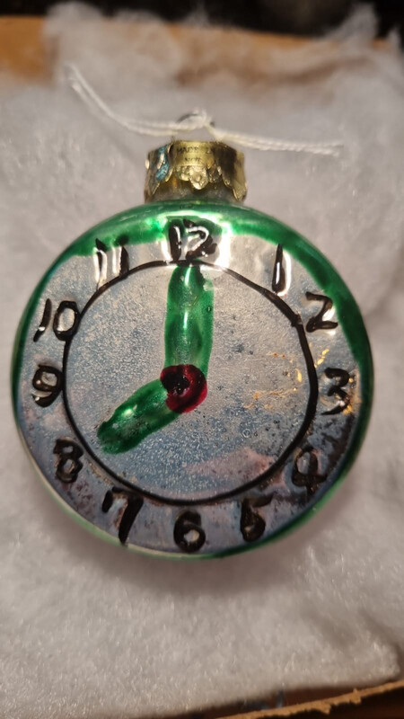 Klok Rood/Groen / 8,5cm