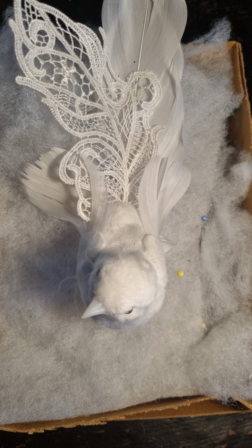 Witte vogel / 17cn