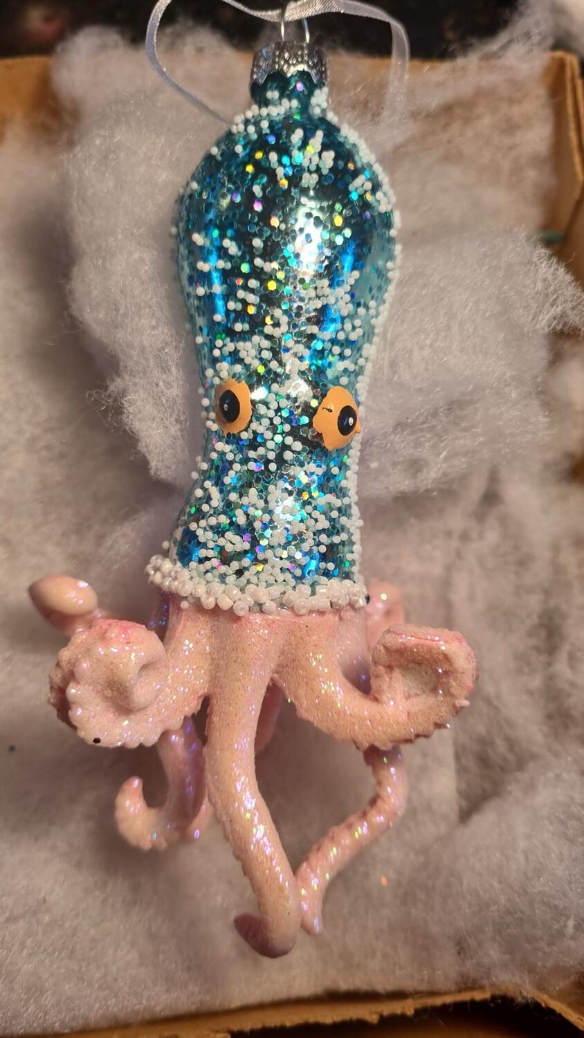 Octupus blauw / 14cm