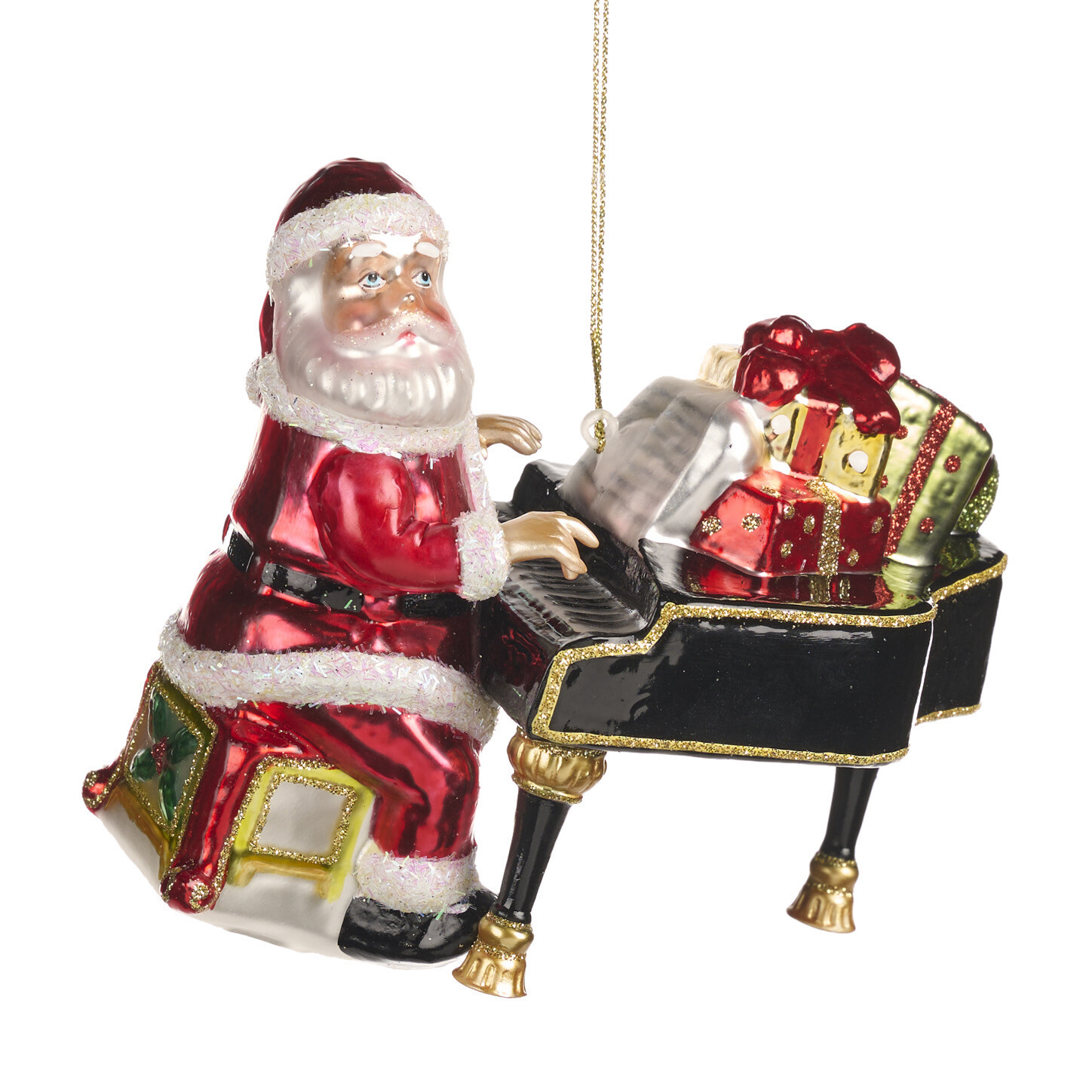 Crazy piano’s Santa / 14cm