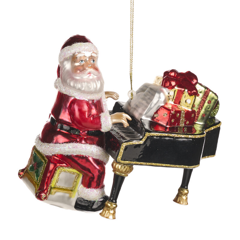 Crazy piano’s Santa / 14cm