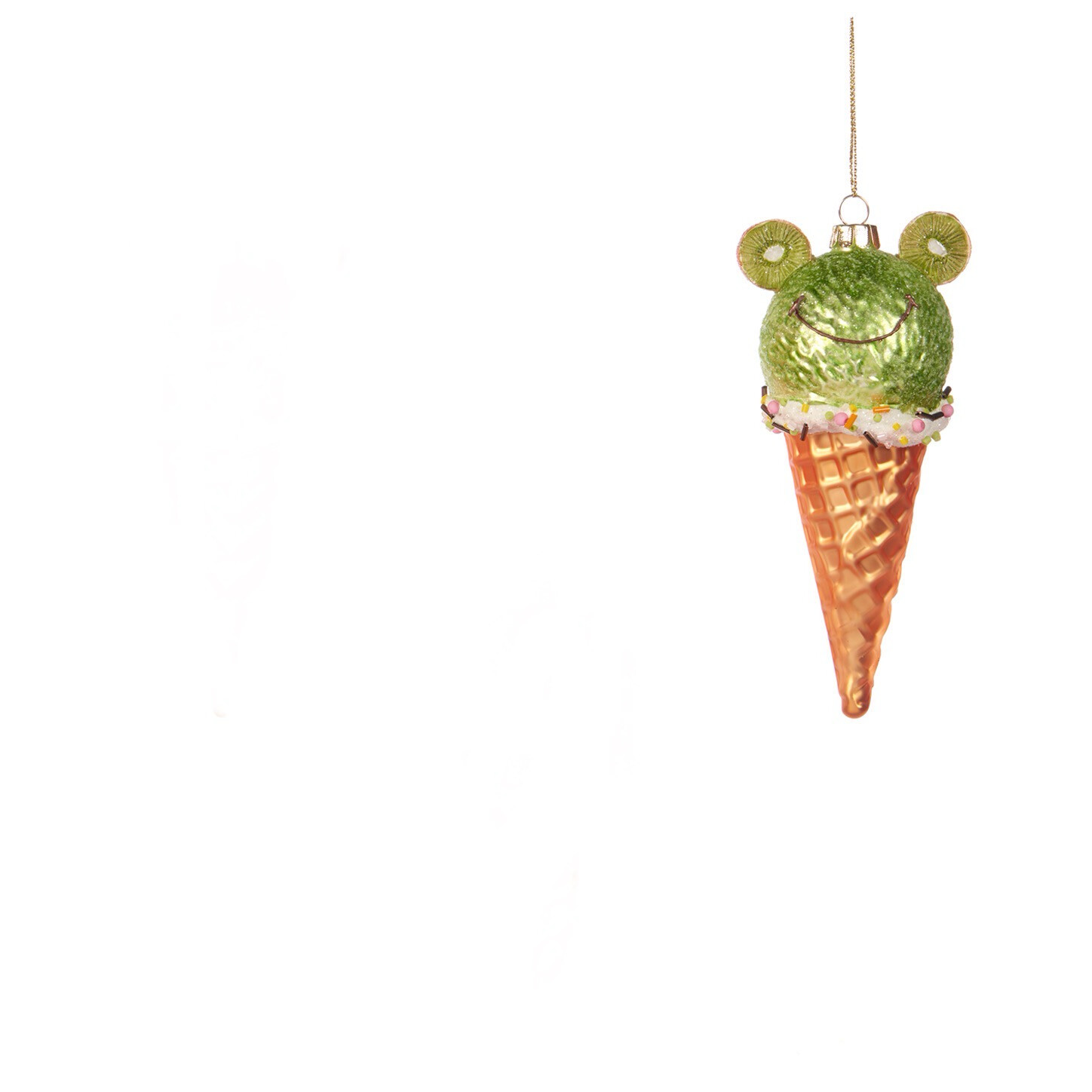 Dieren ijsje Kikker groen / 14cm
