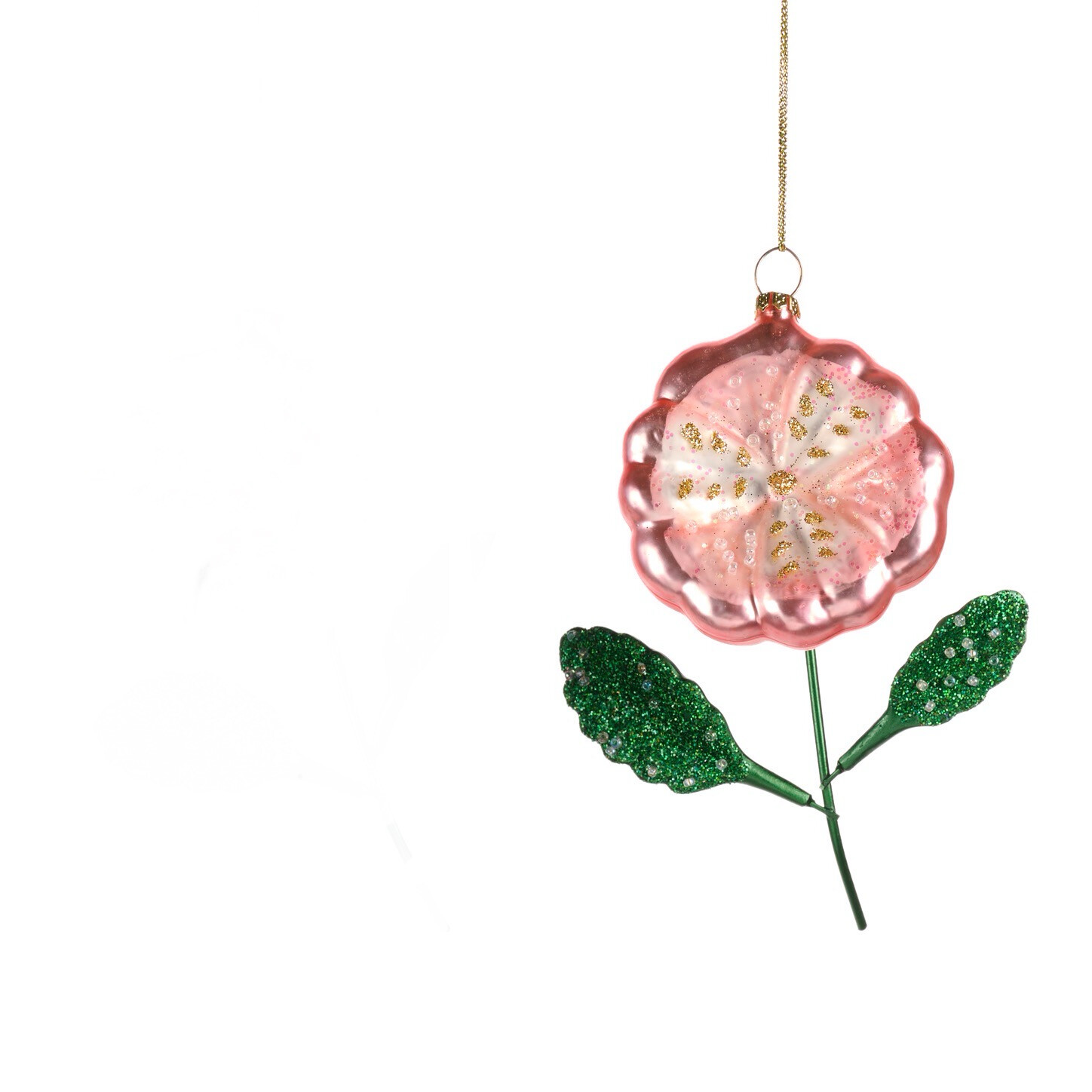 Snoepbloem met steel / Rose / 13cm