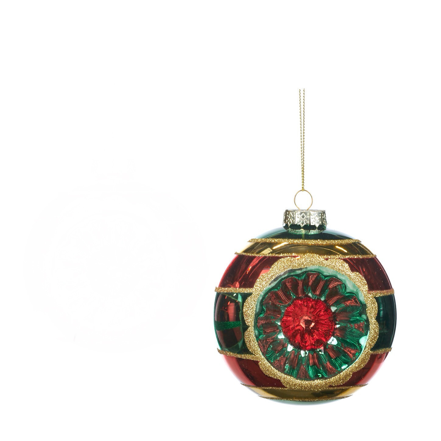 Deukbal met goude strepen / 11,5cm
