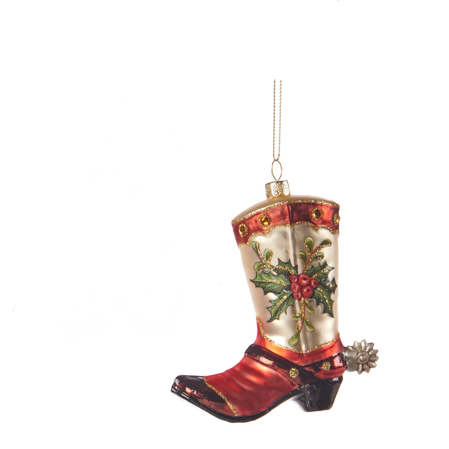 Cowboylaars met hulstblaadjes / 11cm