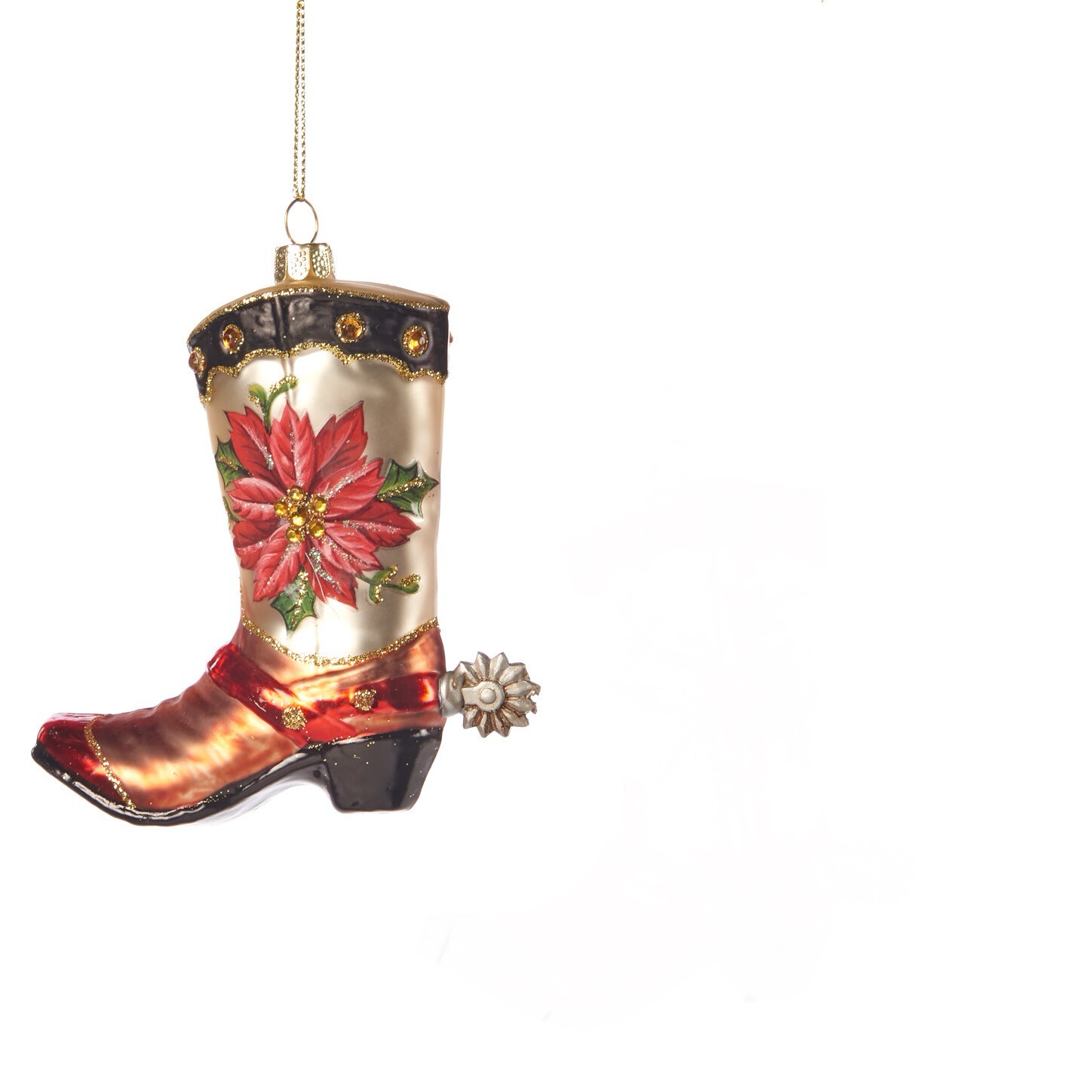 Cowboylaars kerstster / 11cm