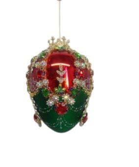 Glazen konings juweel / 18cm