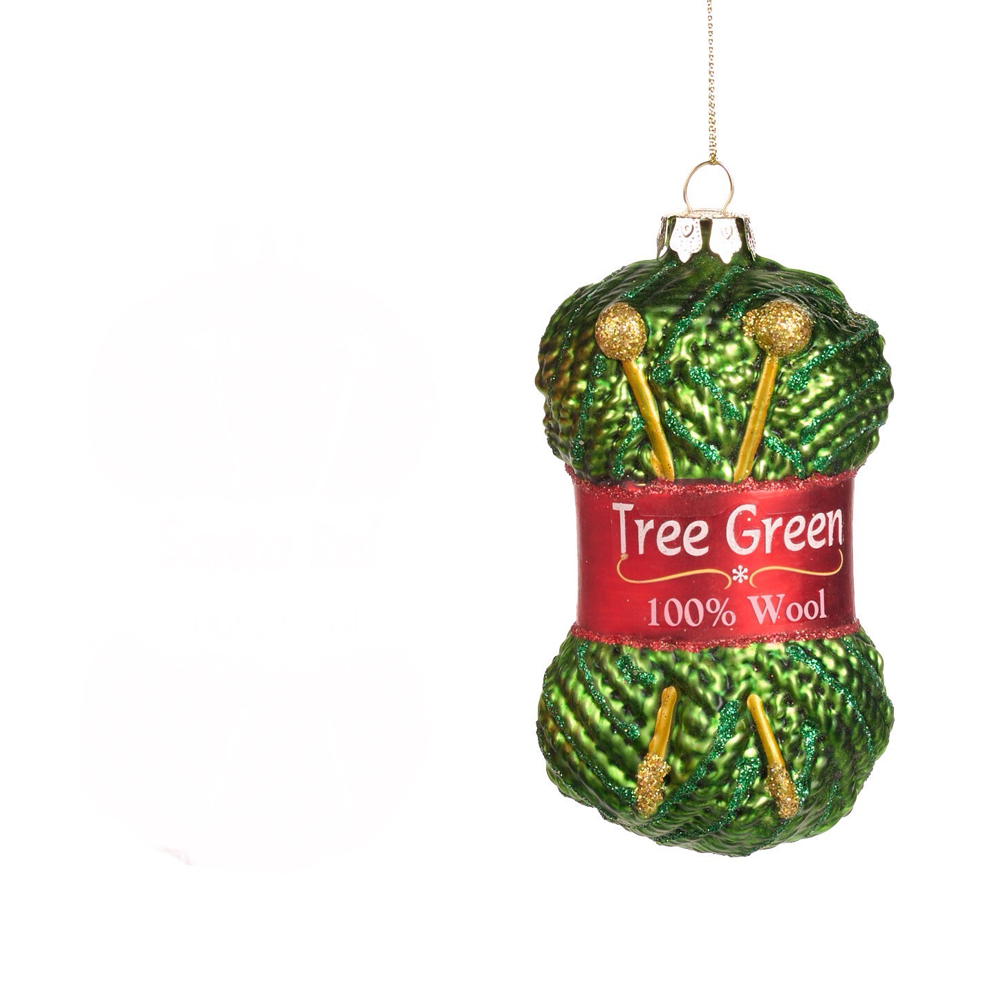 Brei wol groen / 12cm
