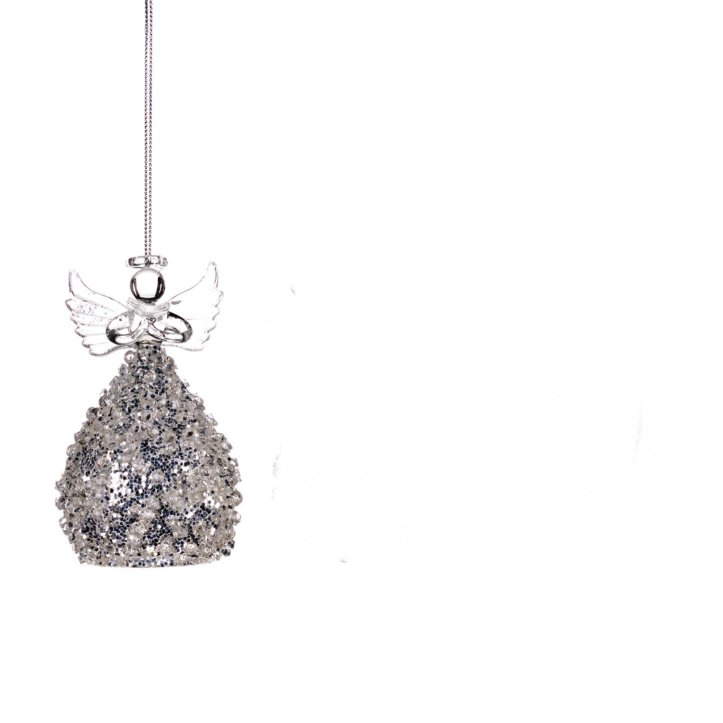 Zwevende engel champagne/ 11cm