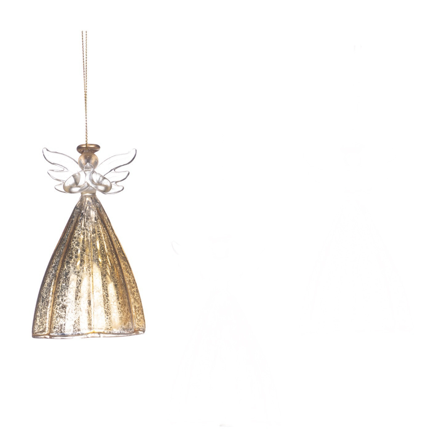 Antieke engel goud hand/ 11cm