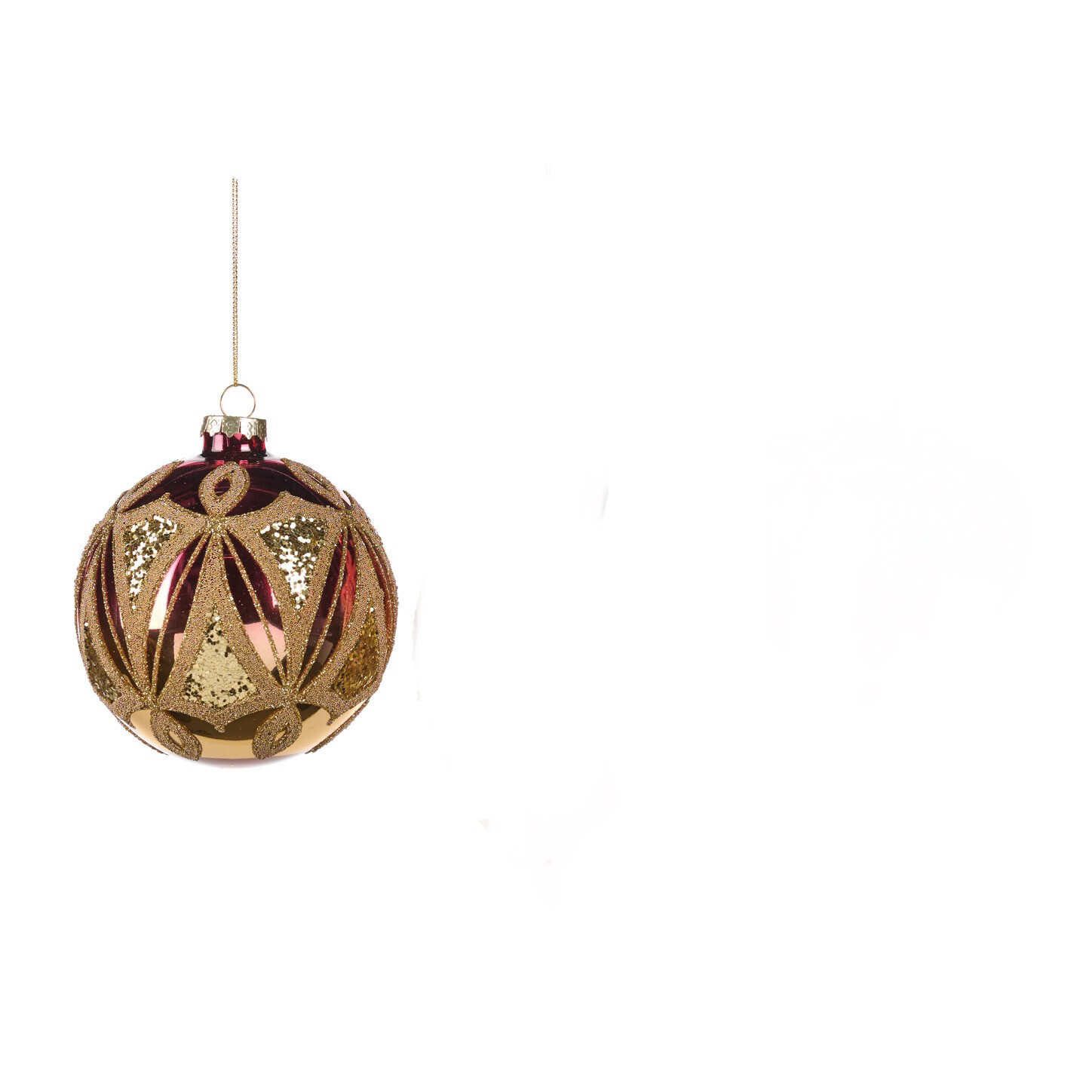 Art deco bal goud / 10cm