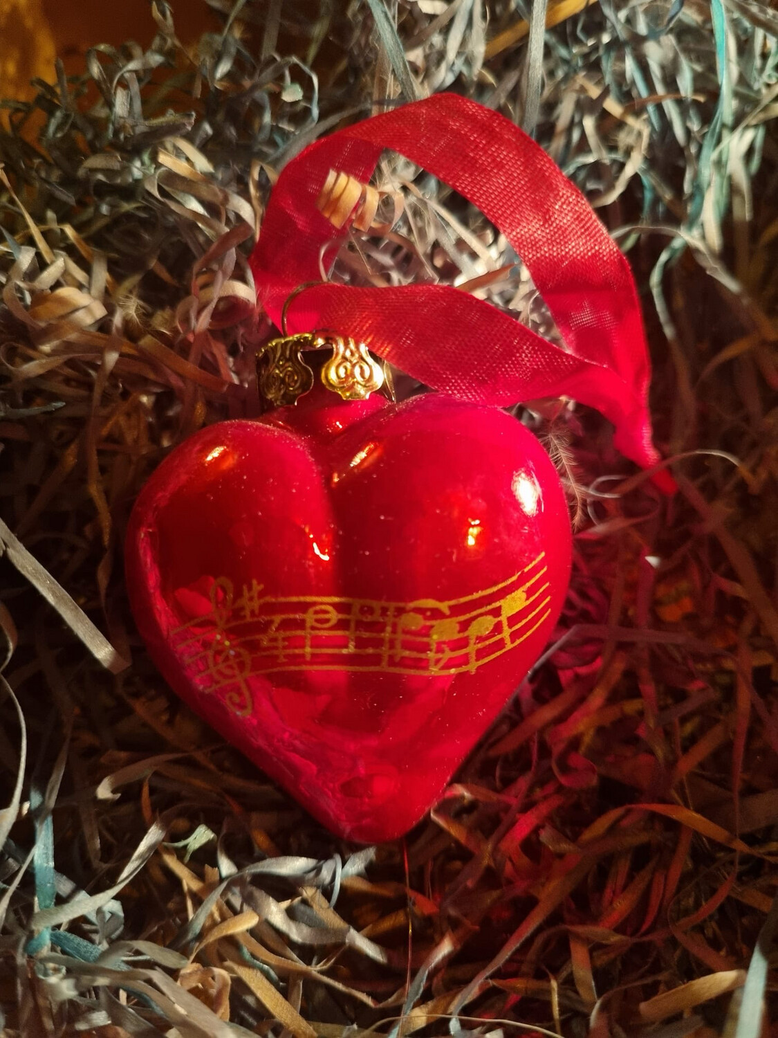 Hart met muzieknoot / Jr 80 / 7cm