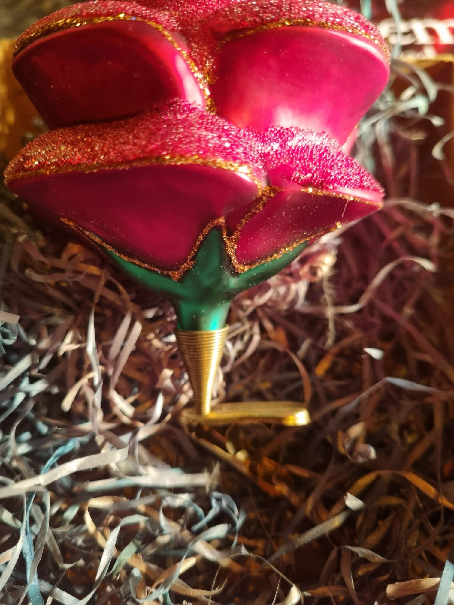 Grote gesuikerde roos / Jr 50,60 / 11cm