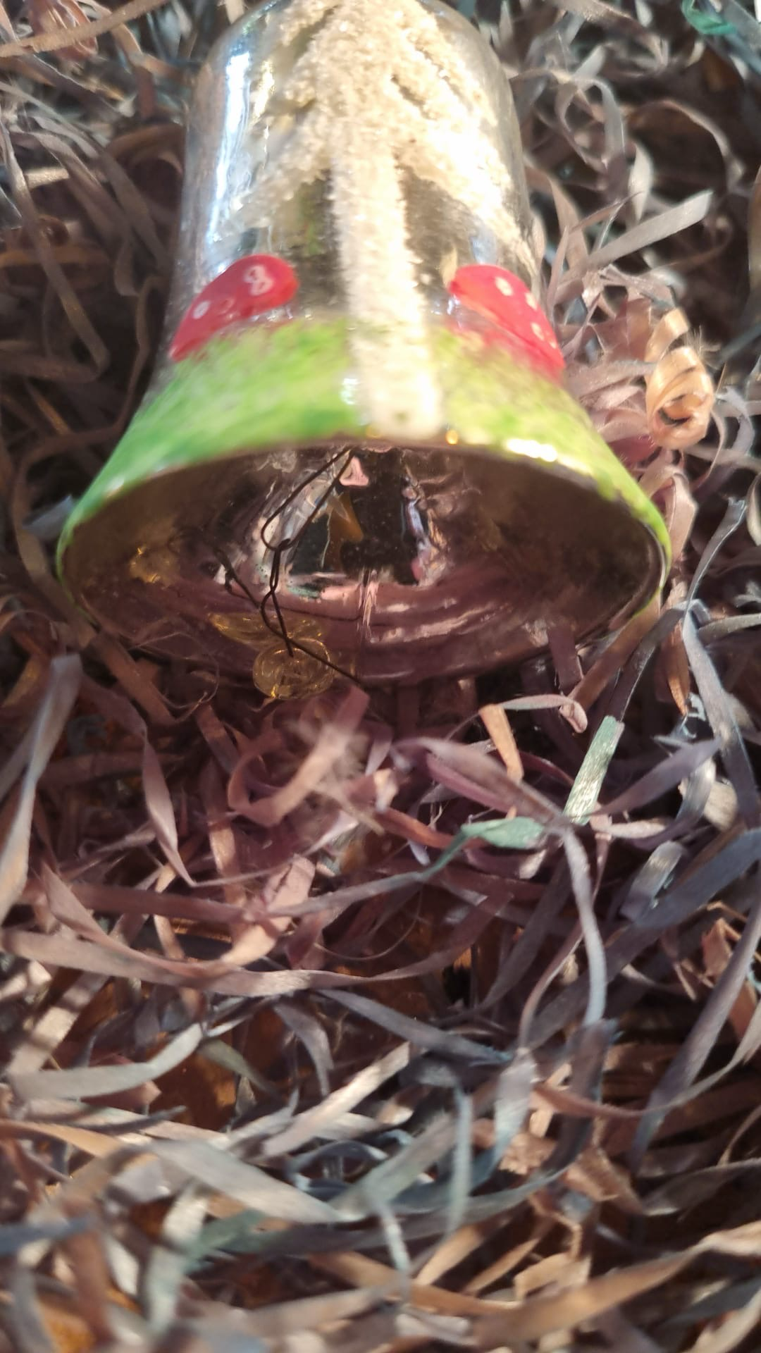 Paddestoel kerstklokje / Jr 20,40 / 6cm