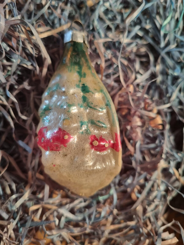 Dennenappel met paddestoelen / Jr 20,40 / 8cm