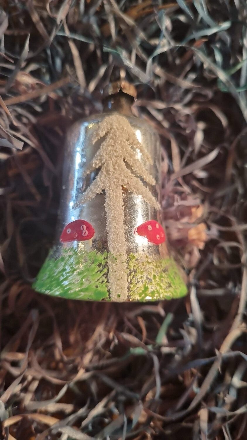 Paddestoel kerstklokje / Jr 20,40 / 6cm