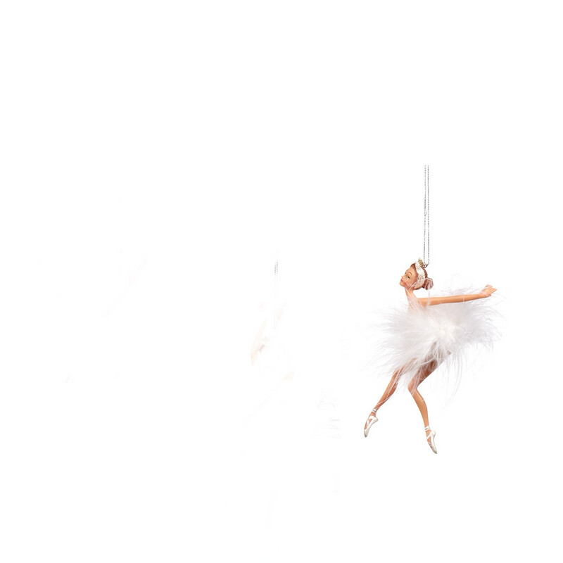 Ballerina struisvogeljurk / 19cm