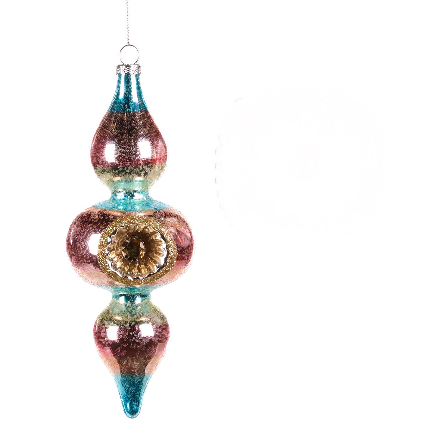 3 Laags glas ornament / 20,5