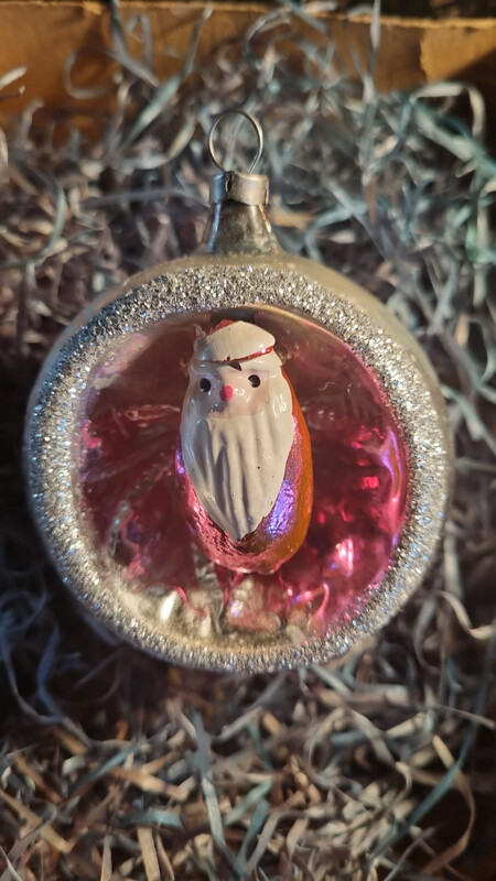 Deukbal met kerstman / Jr 20,40 / 8,5cm