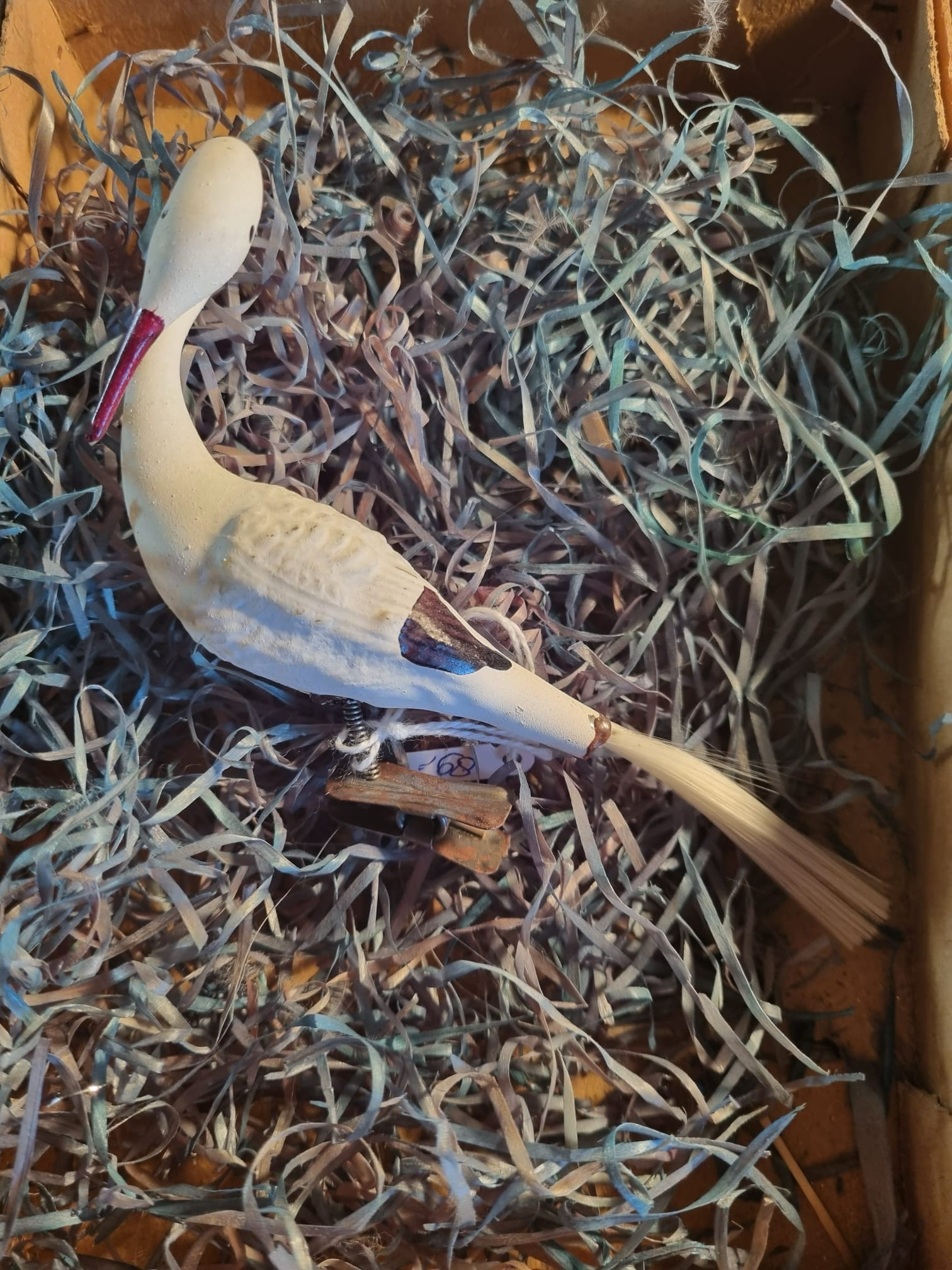 Ooievaar op knip / Jr 20,40 / 14cm