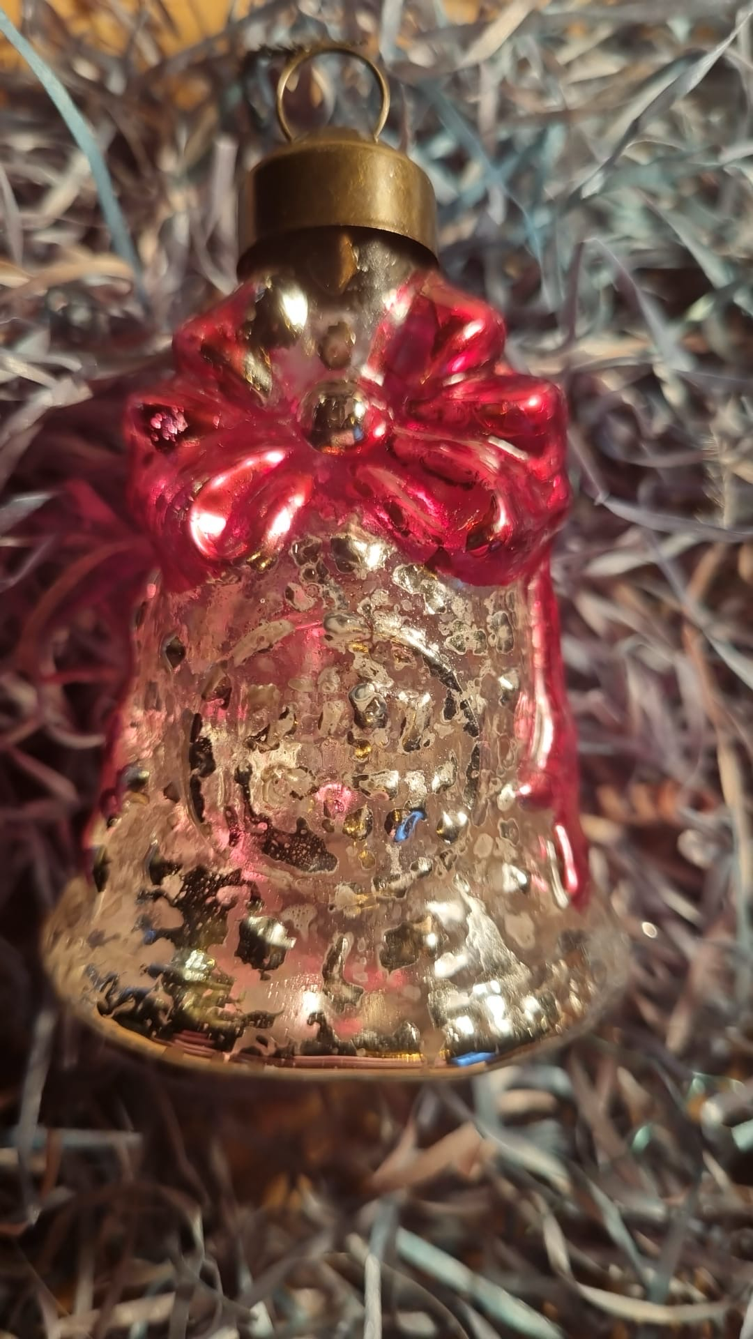 Klokje kerstman / Jr80 / 9cm