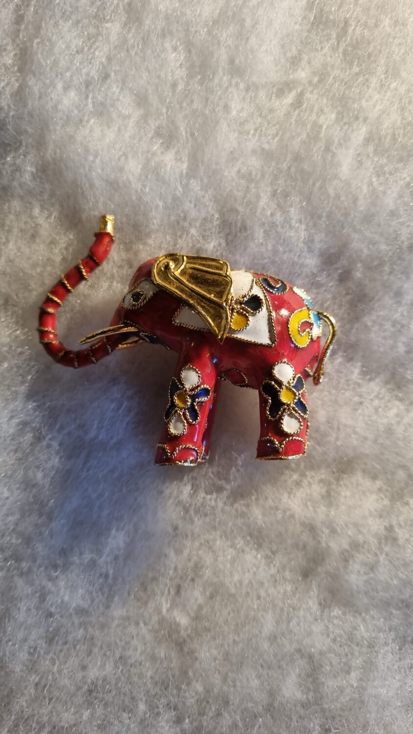 Unieke cloiesonne Olifantje / 6cm
