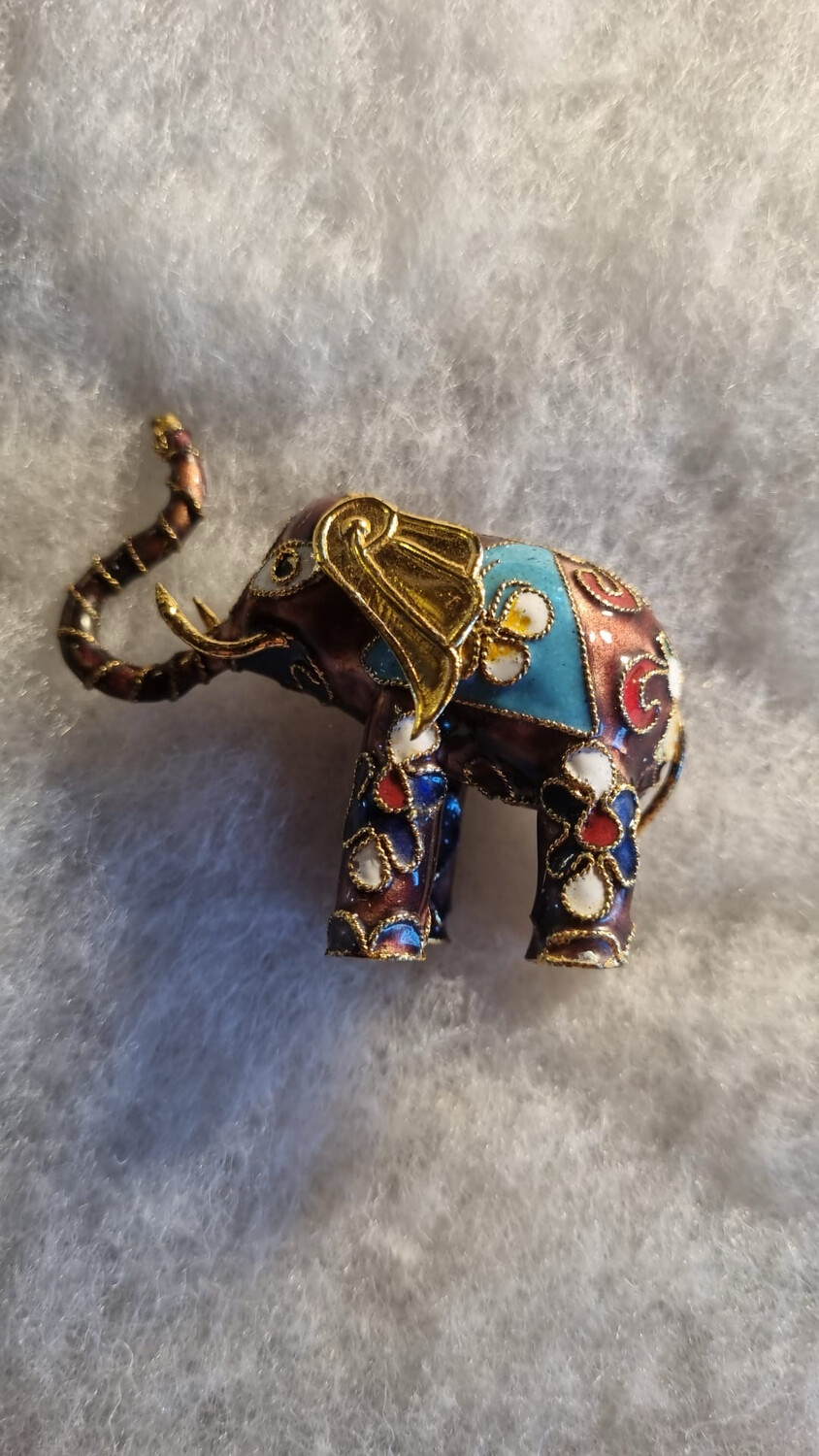 Unieke cloiesonne Olifantje / 6cm