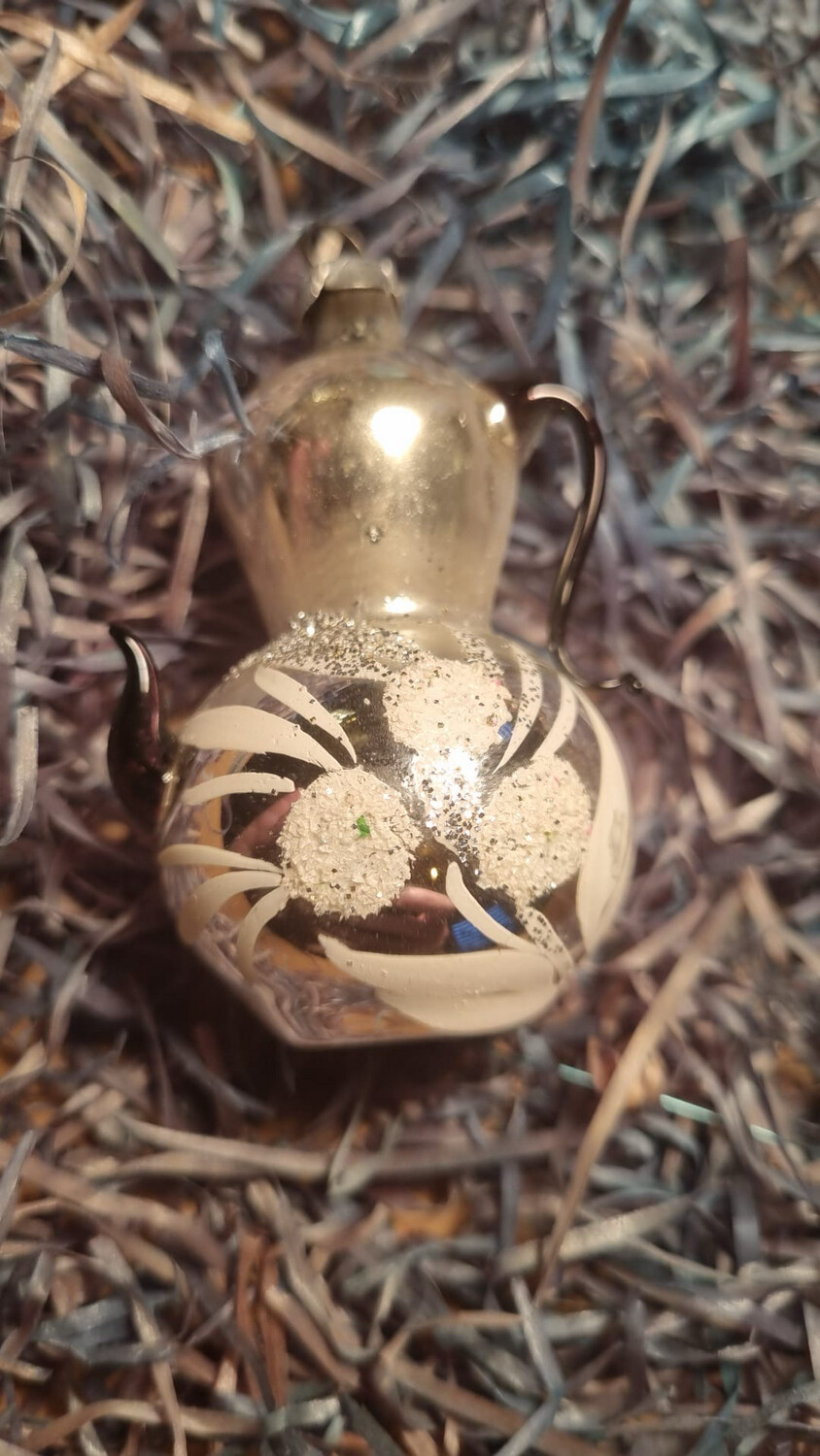 Theekannetje paars/zilver / Jr 20 / 7,5cm