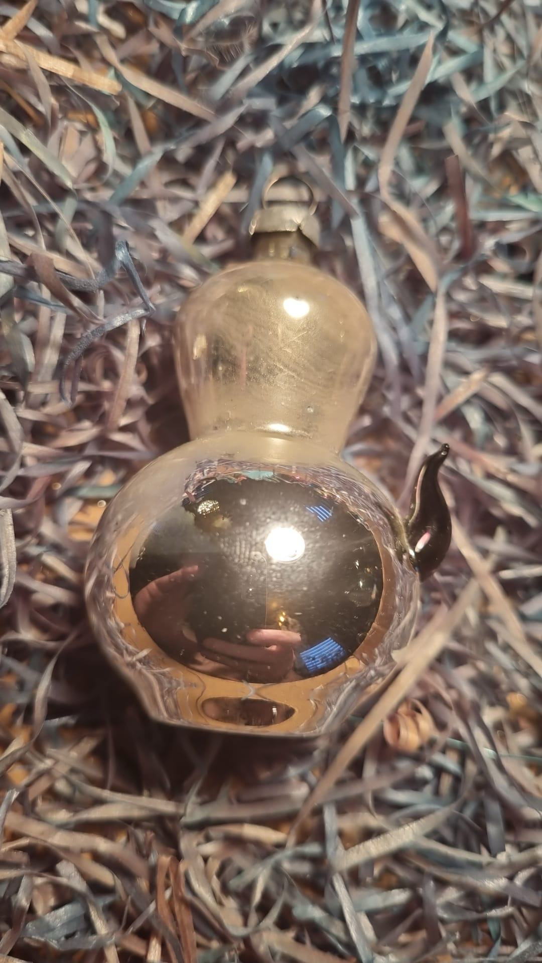 Theekannetje paars/zilver / Jr 20 / 7,5cm