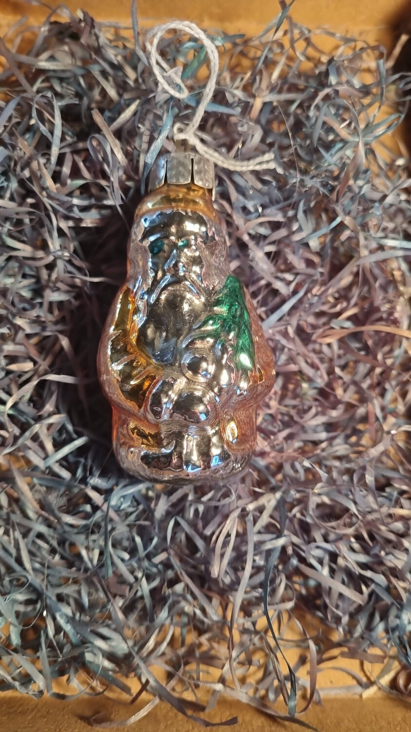 Kerstman goud/zilver / Jr 20,40 / 8,5cm