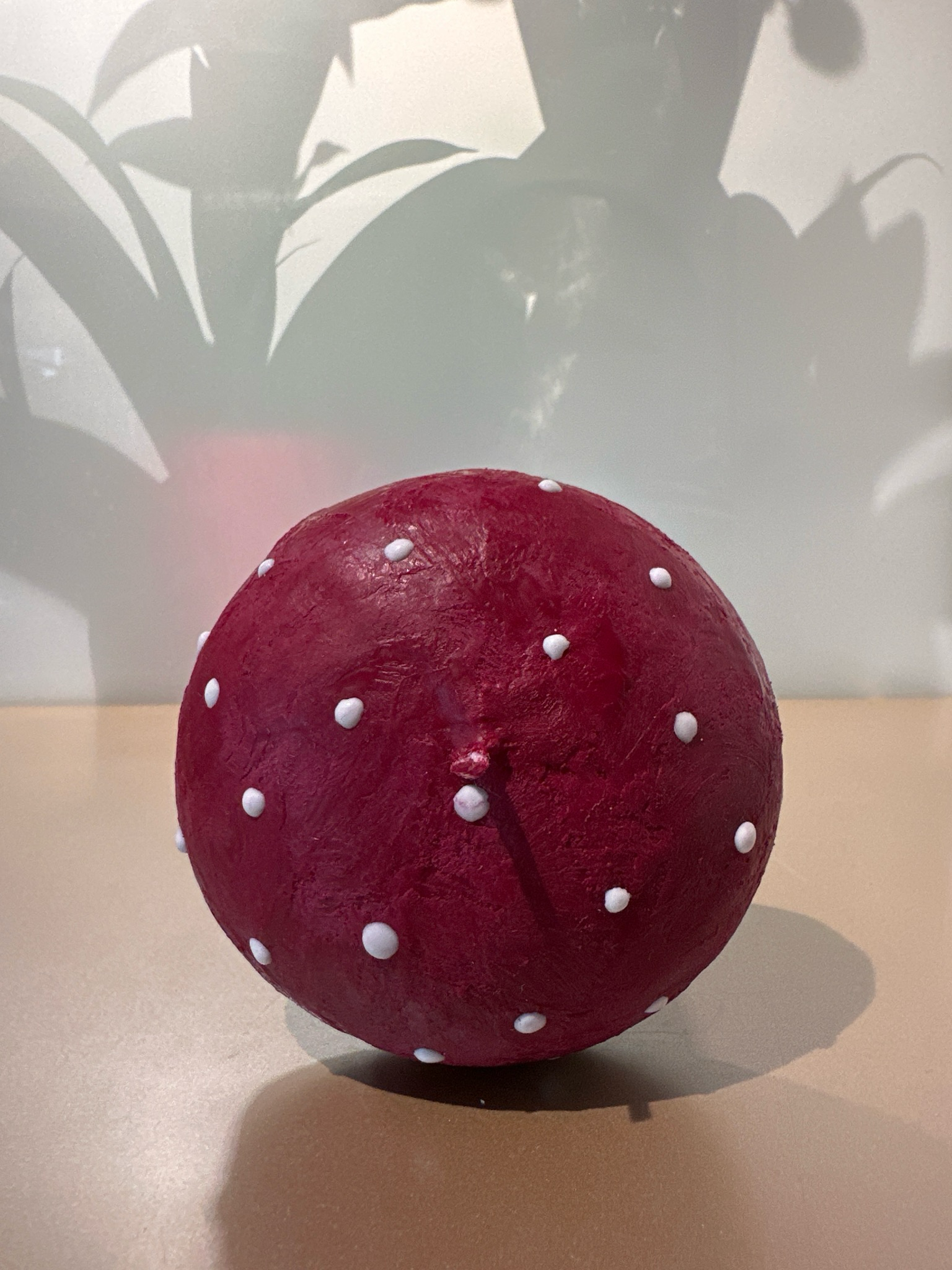 Paddestoel kaars 14 cm