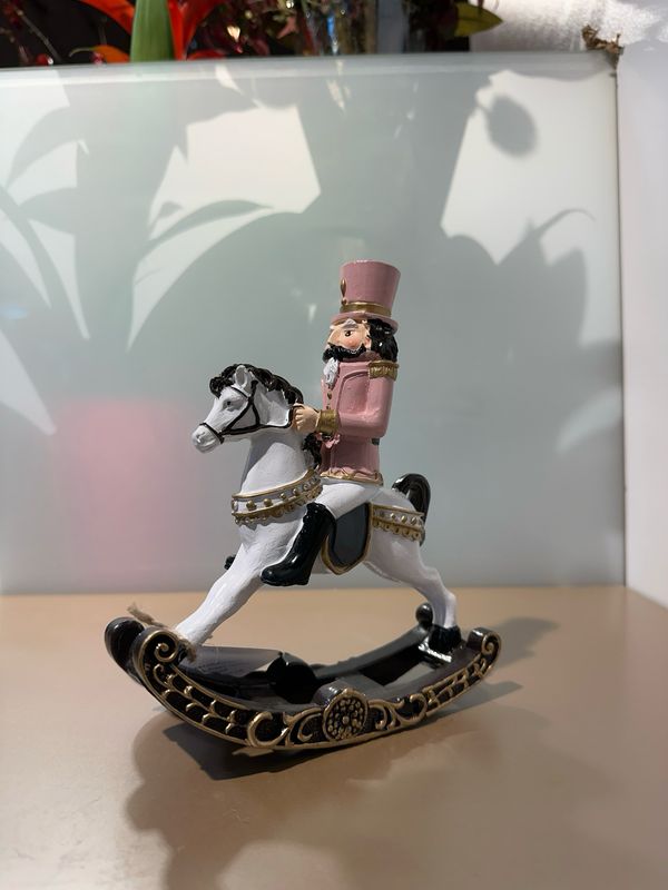 Notenkraker hobbelpaard / 18 cm