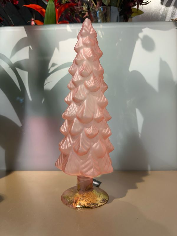 Kerstboom glas Roze / 30 cm