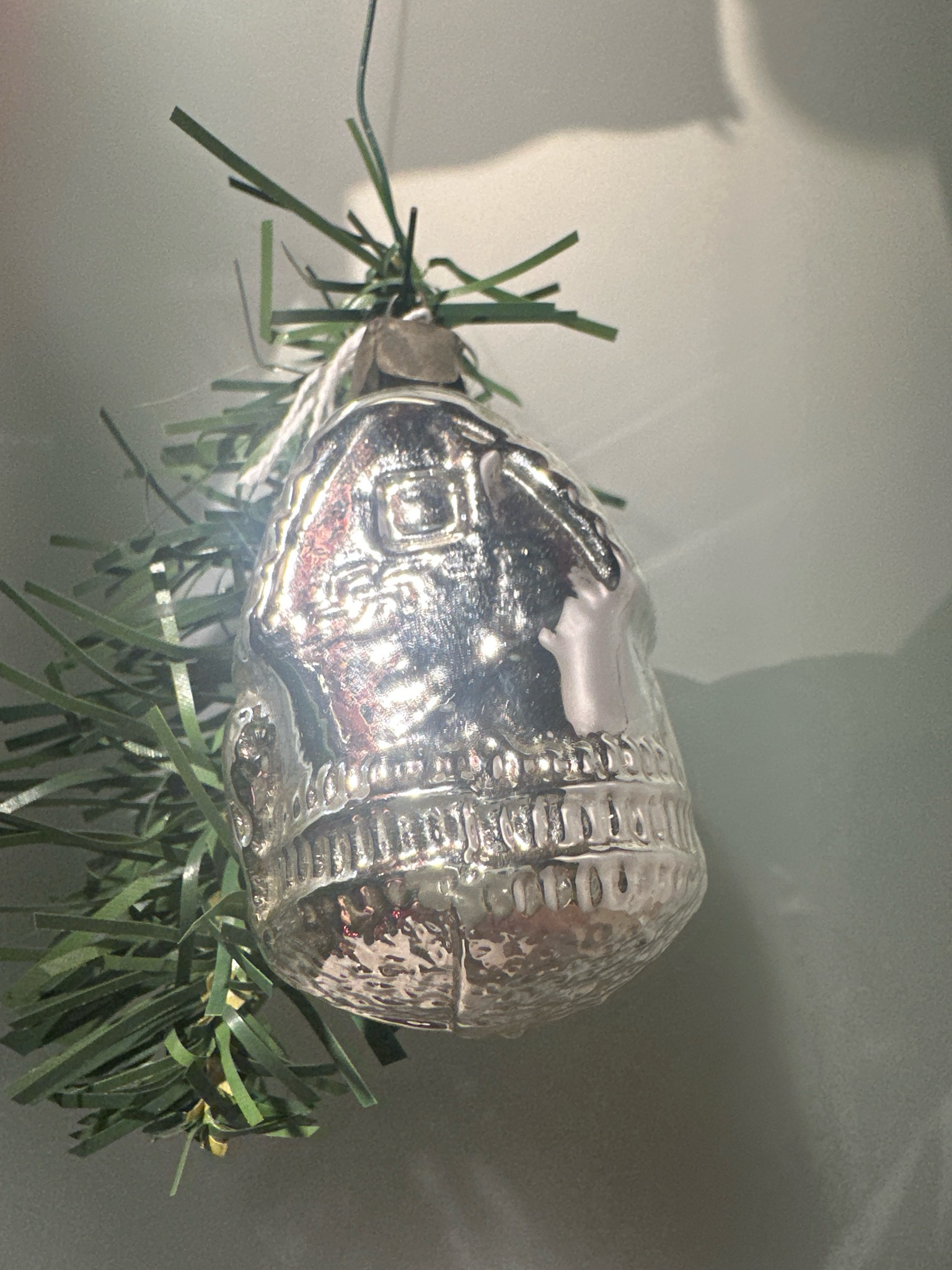 Glazen huis met kalkoen / 6 cm