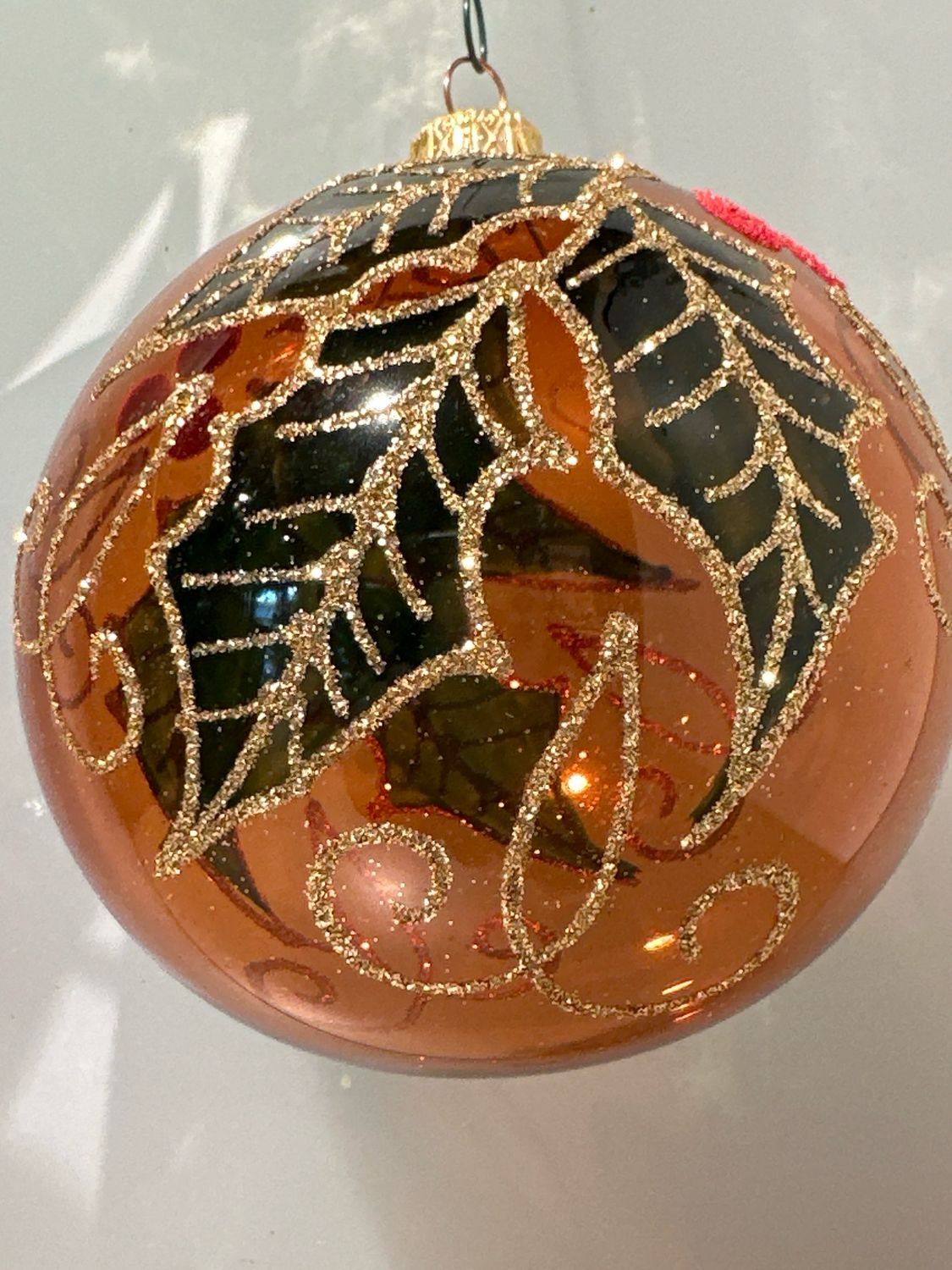 Hulstblad grof Oranje / 10 cm