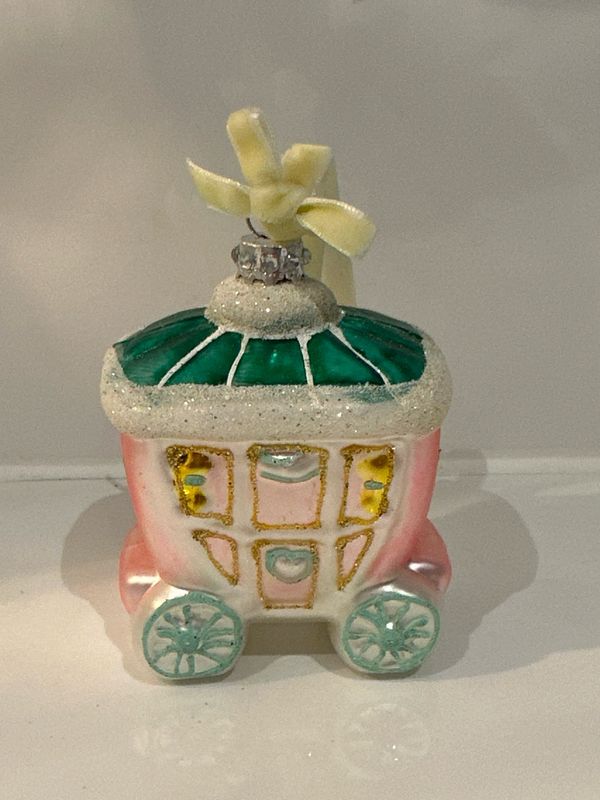 Roze koets / 9 cm