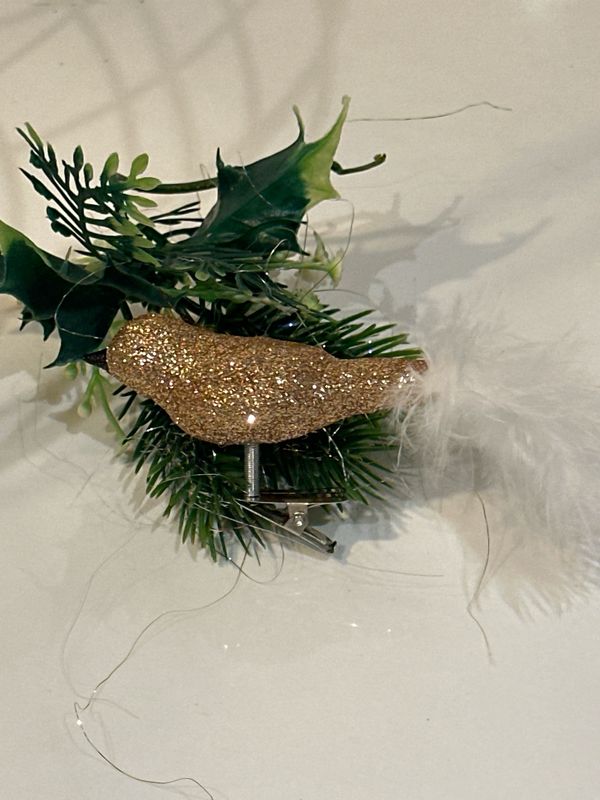 Goud vogeltje / 4 cm