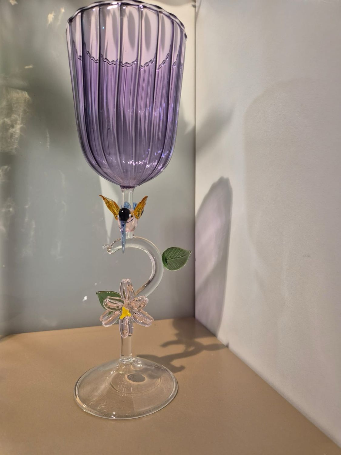 Kolibrie windlicht / 24 cm