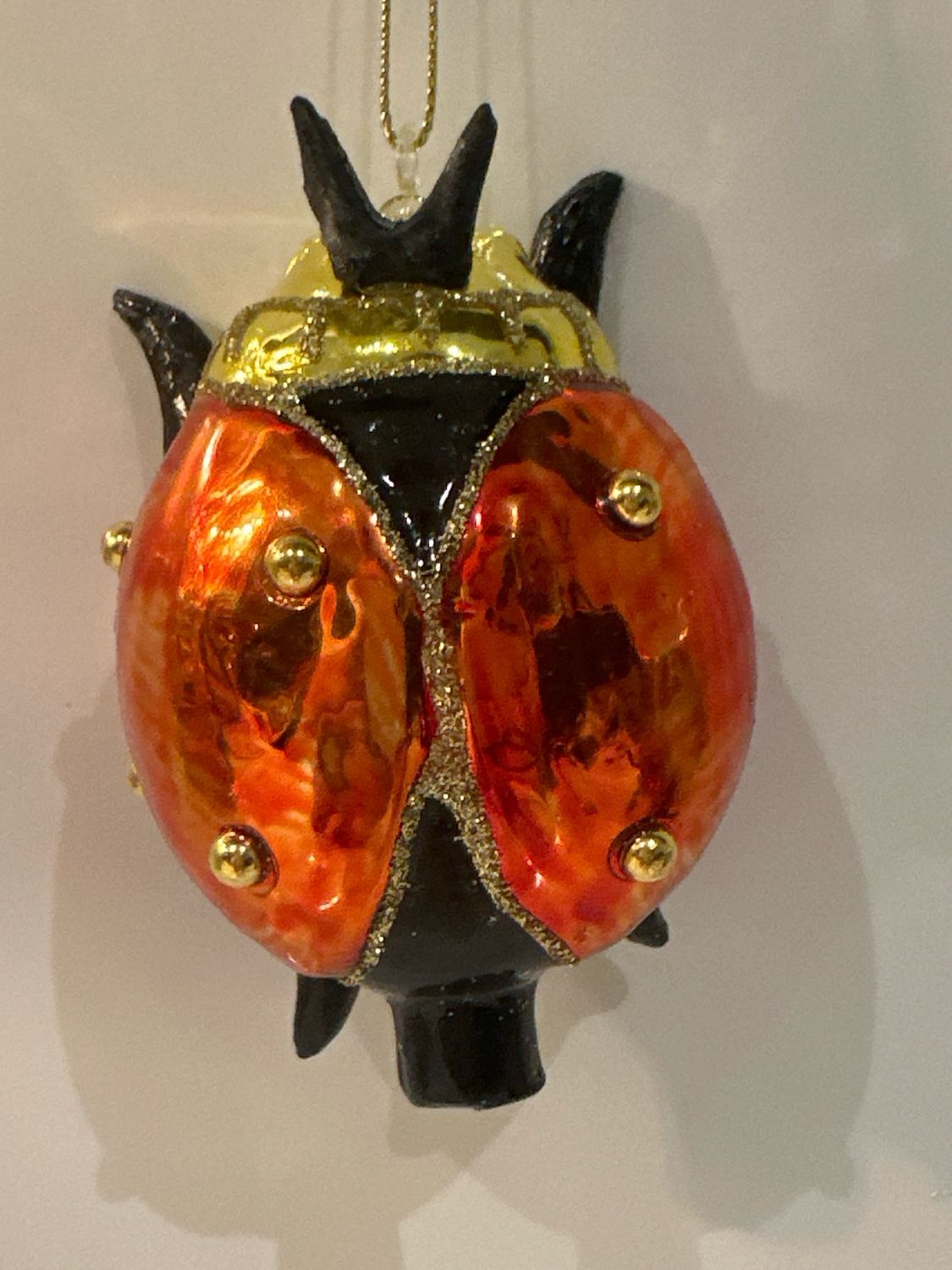 Lieveheersbeestje oranje / 9 cm