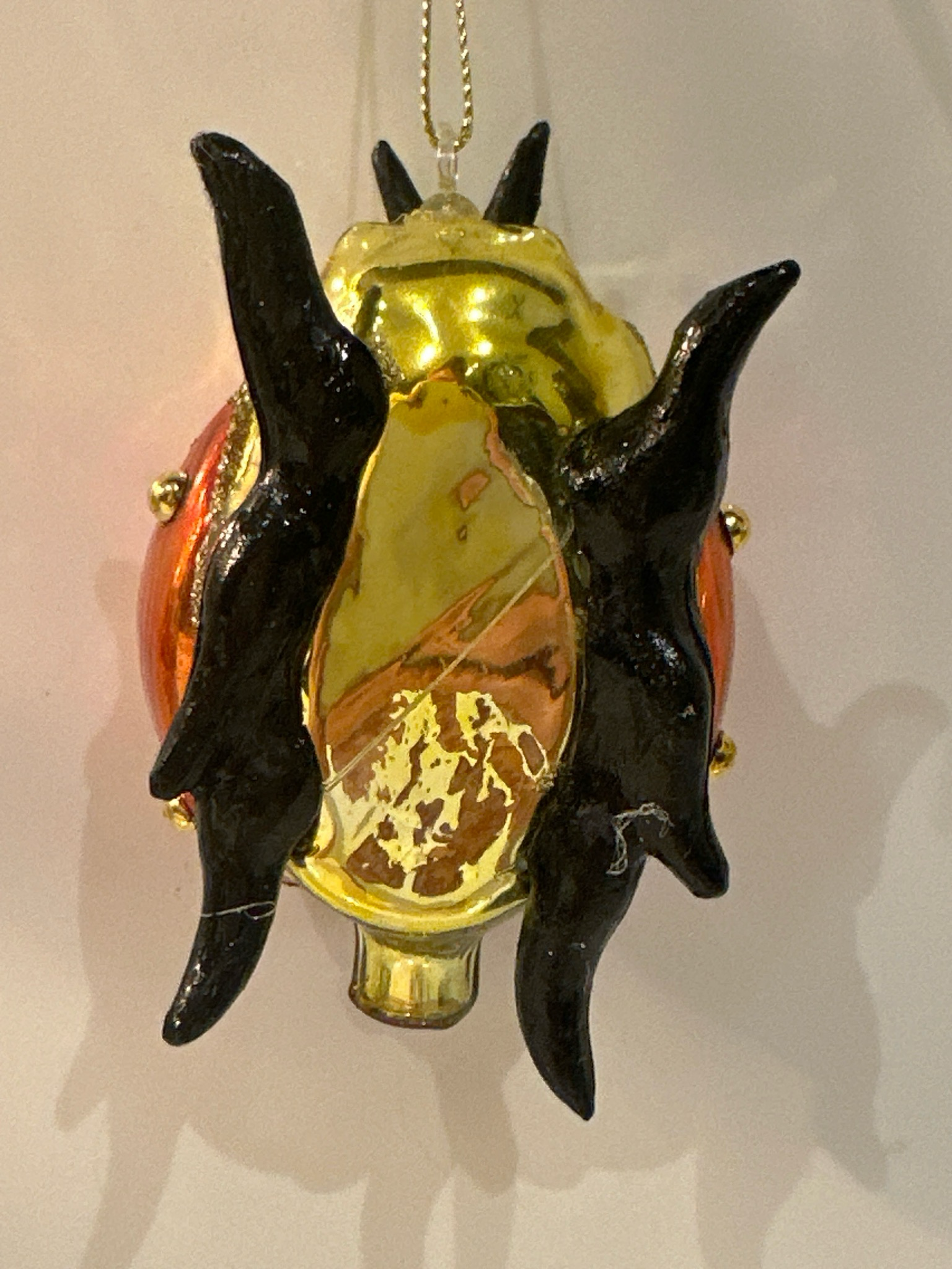 Lieveheersbeestje oranje / 9 cm