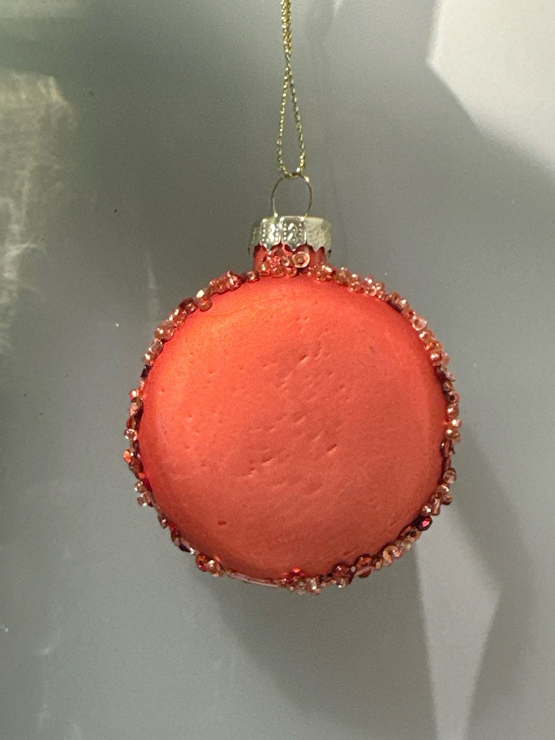 Macarons brique / 7 cm